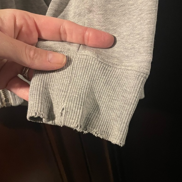 Deadstock zip up hoodie with embroidered lettering from BK skate shop - Picture 2 of 3